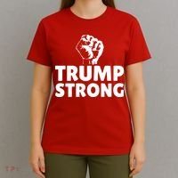 Trump Strong Rally Shooting Survivor Gun Shot T-Shirt thumb 4