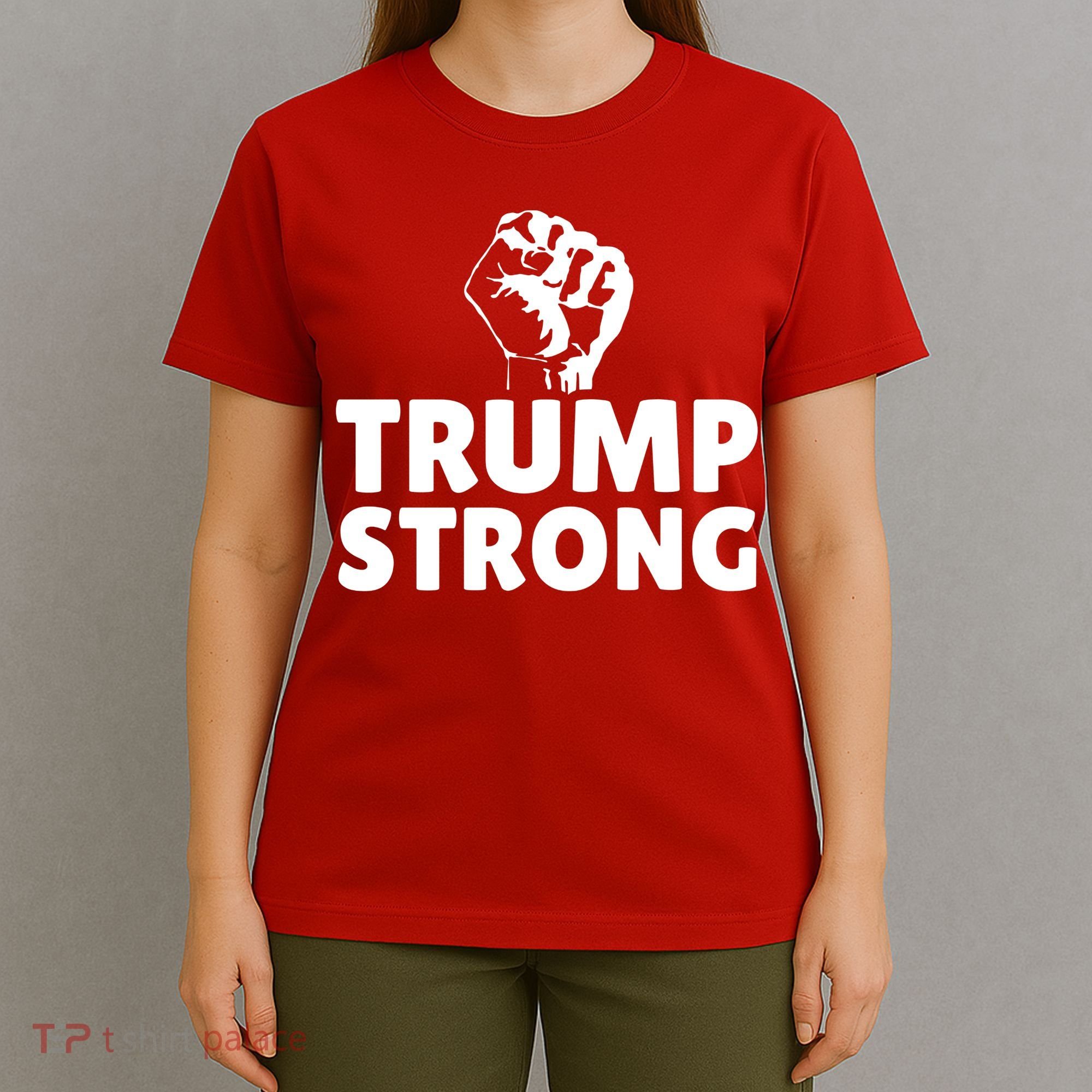 Trump Strong Rally Shooting Survivor Gun Shot T-Shirt