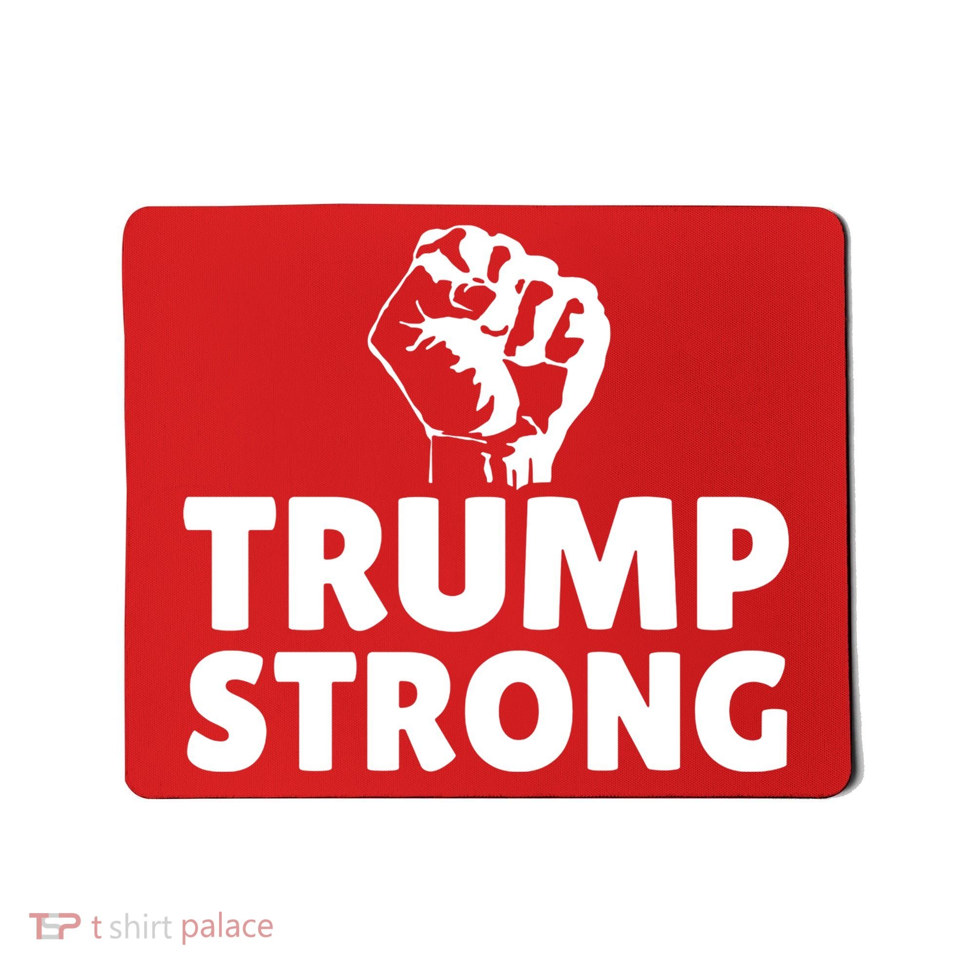 Trump Strong Rally Shooting Survivor Gun Shot Mousepad