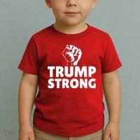 Trump Strong Rally Shooting Survivor Gun Shot Toddler T-Shirt thumb 2