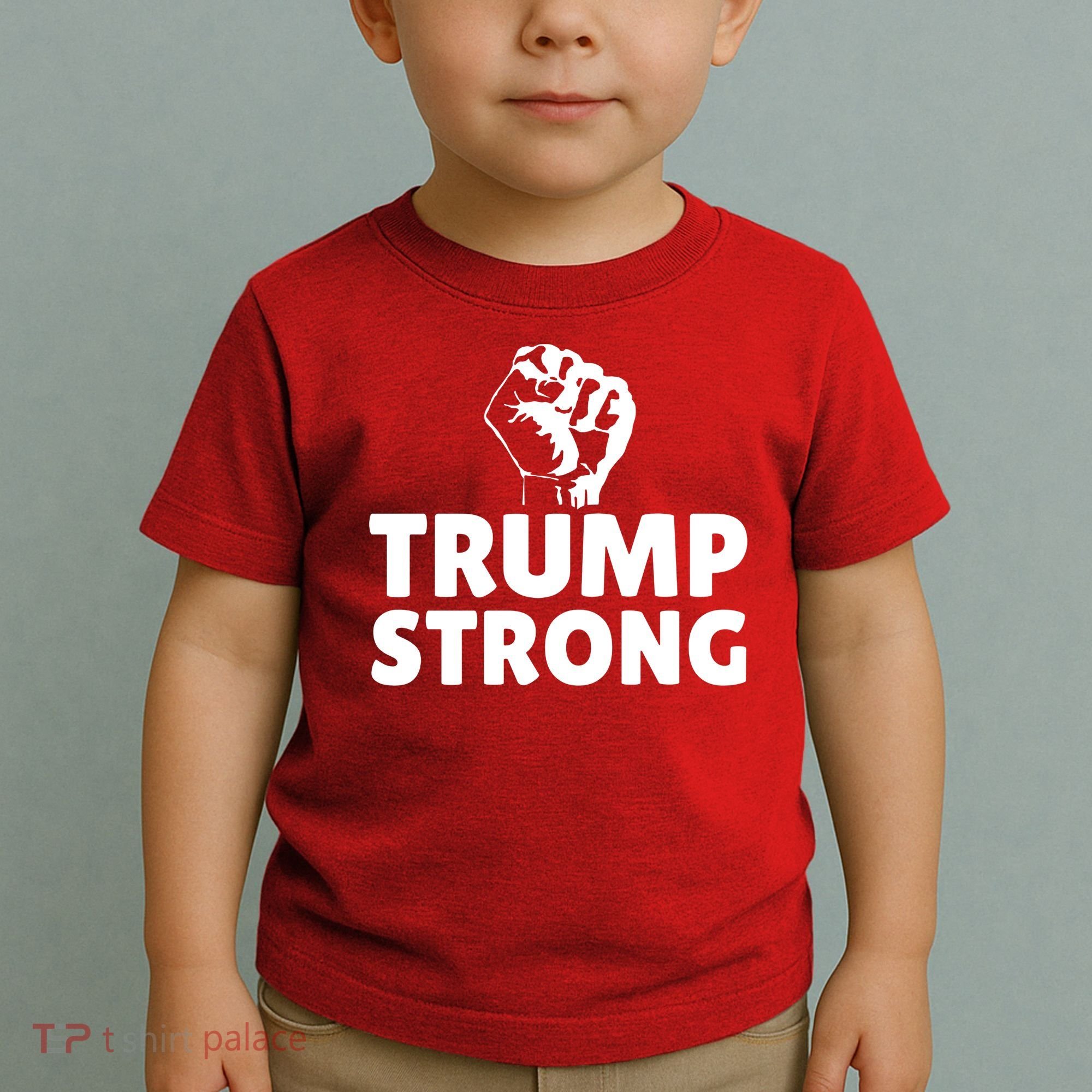 Trump Strong Rally Shooting Survivor Gun Shot Toddler T-Shirt