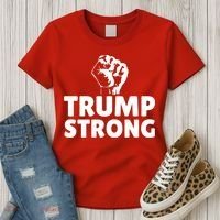 Trump Strong Rally Shooting Survivor Gun Shot Women's T-Shirt thumb 3