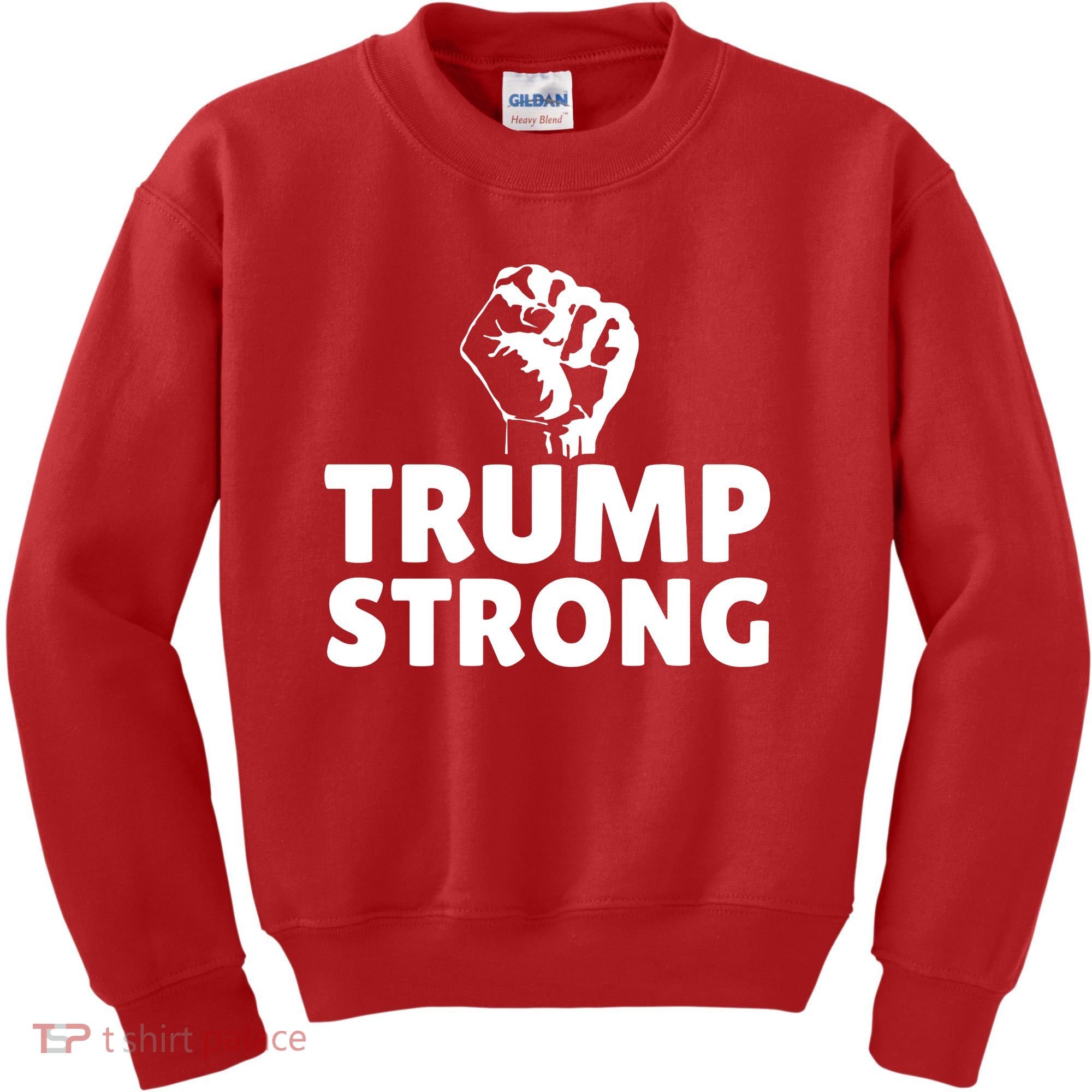 Trump Strong Rally Shooting Survivor Gun Shot Kids Sweatshirt