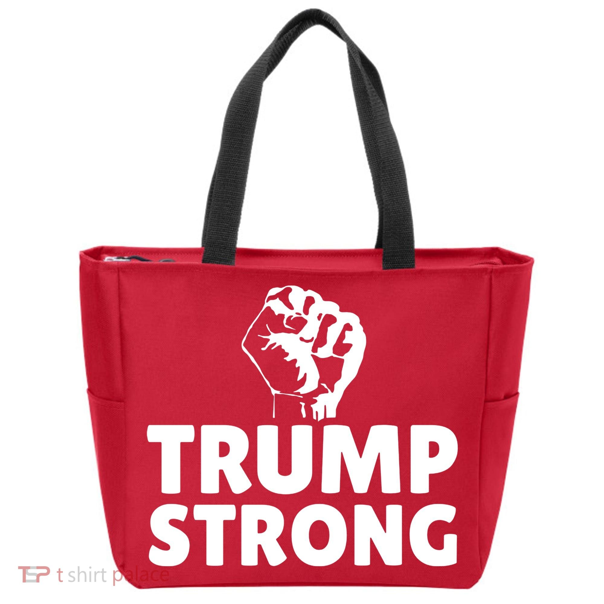 Trump Strong Rally Shooting Survivor Gun Shot Tote Bag