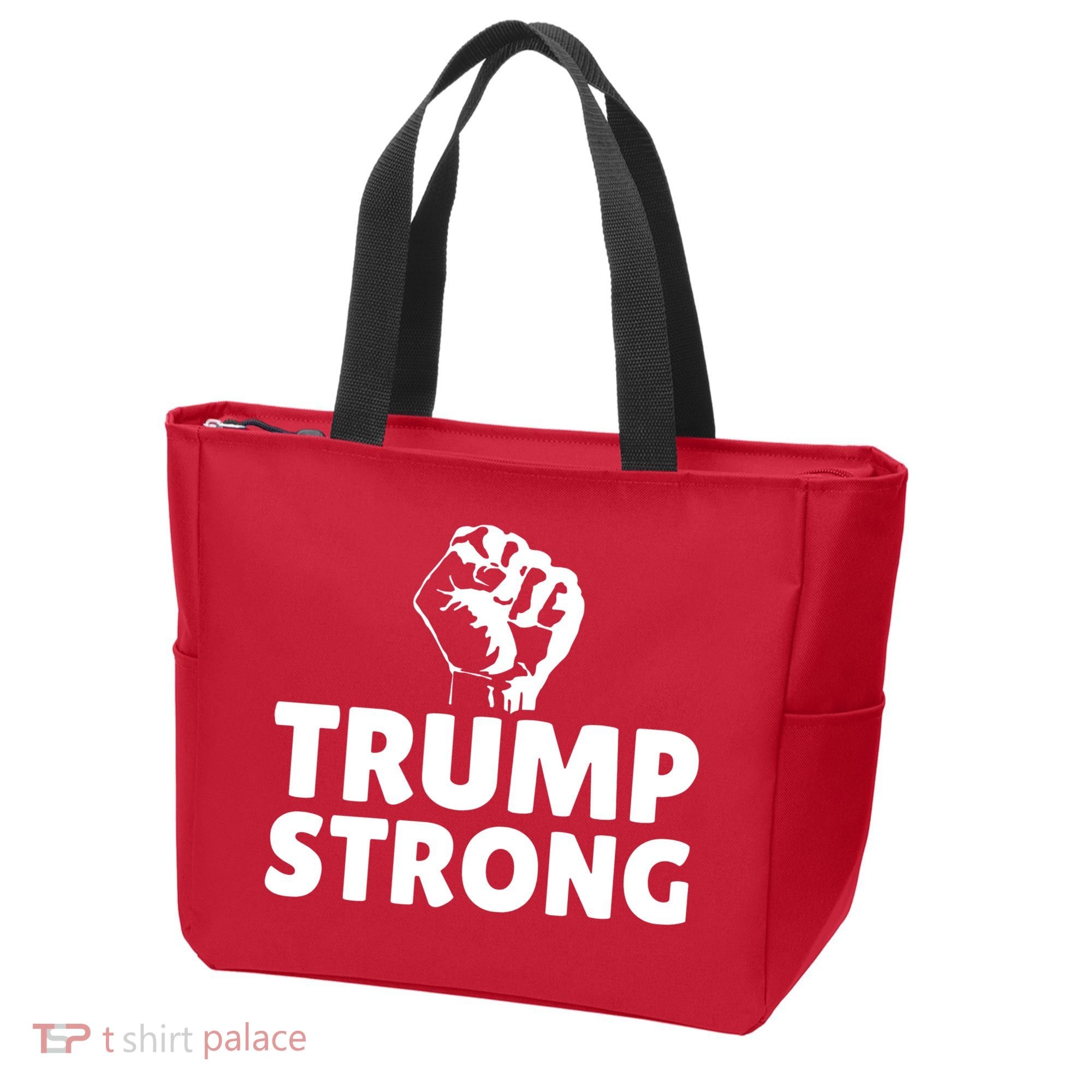 Trump Strong Rally Shooting Survivor Gun Shot Tote Bag