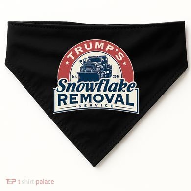 TrumpS Snowflake Removal Service USA-Made Doggie Bandana