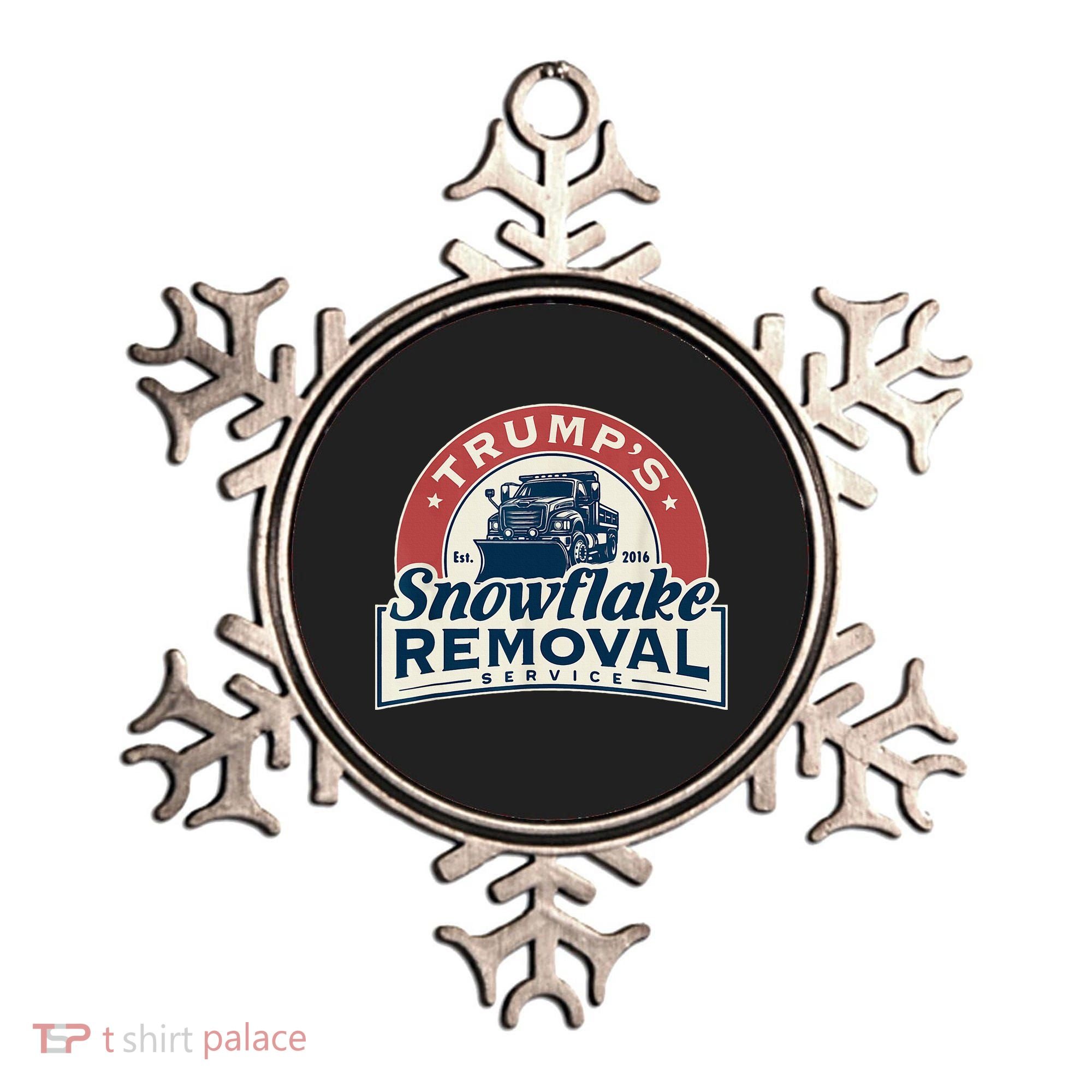 TrumpS Snowflake Removal Service Ornament