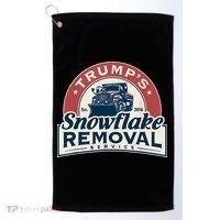 TrumpS Snowflake Removal Service Golf Towel thumb 0