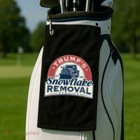 TrumpS Snowflake Removal Service Golf Towel thumb 2