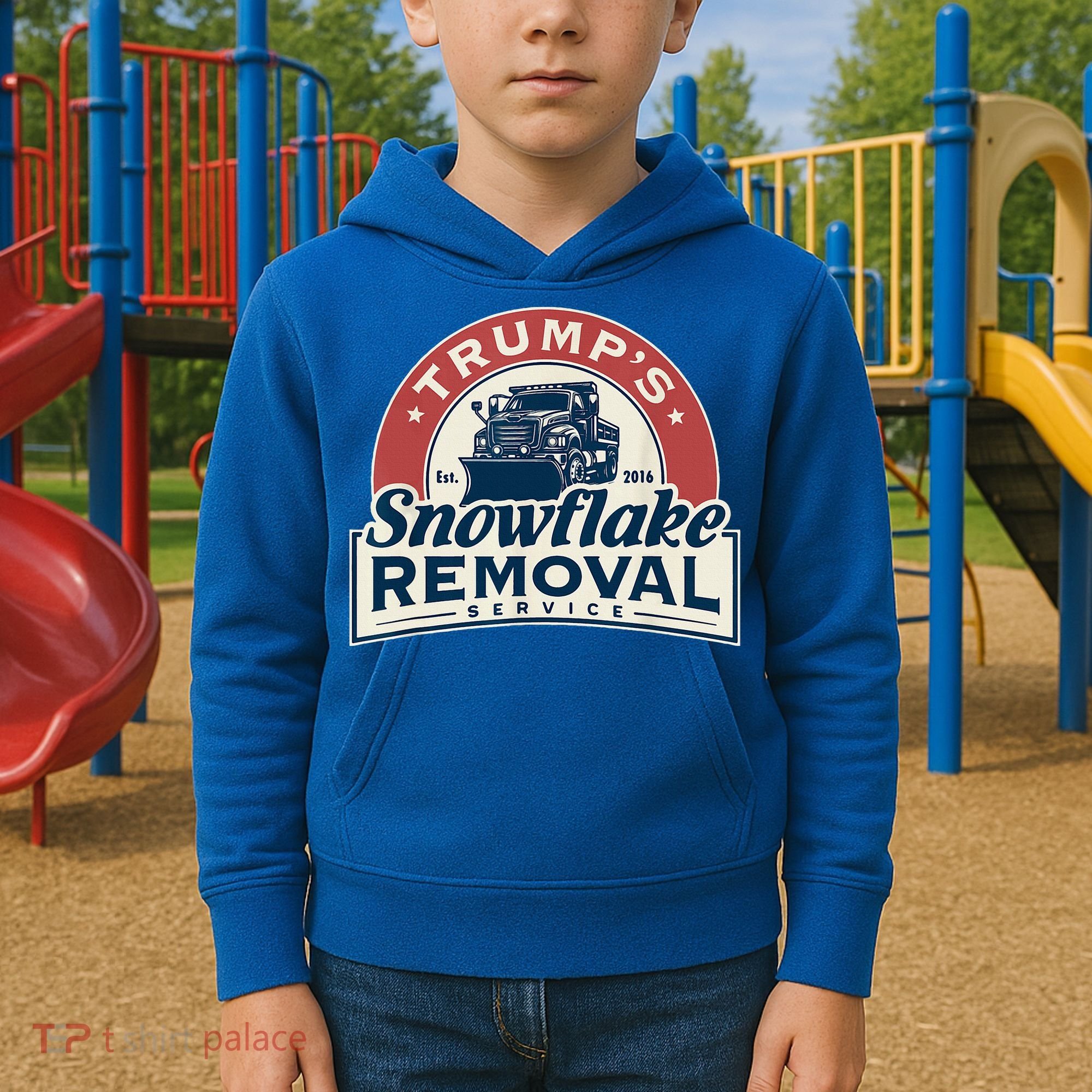 TrumpS Snowflake Removal Service Kids Hoodie