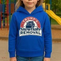 TrumpS Snowflake Removal Service Kids Hoodie thumb 3