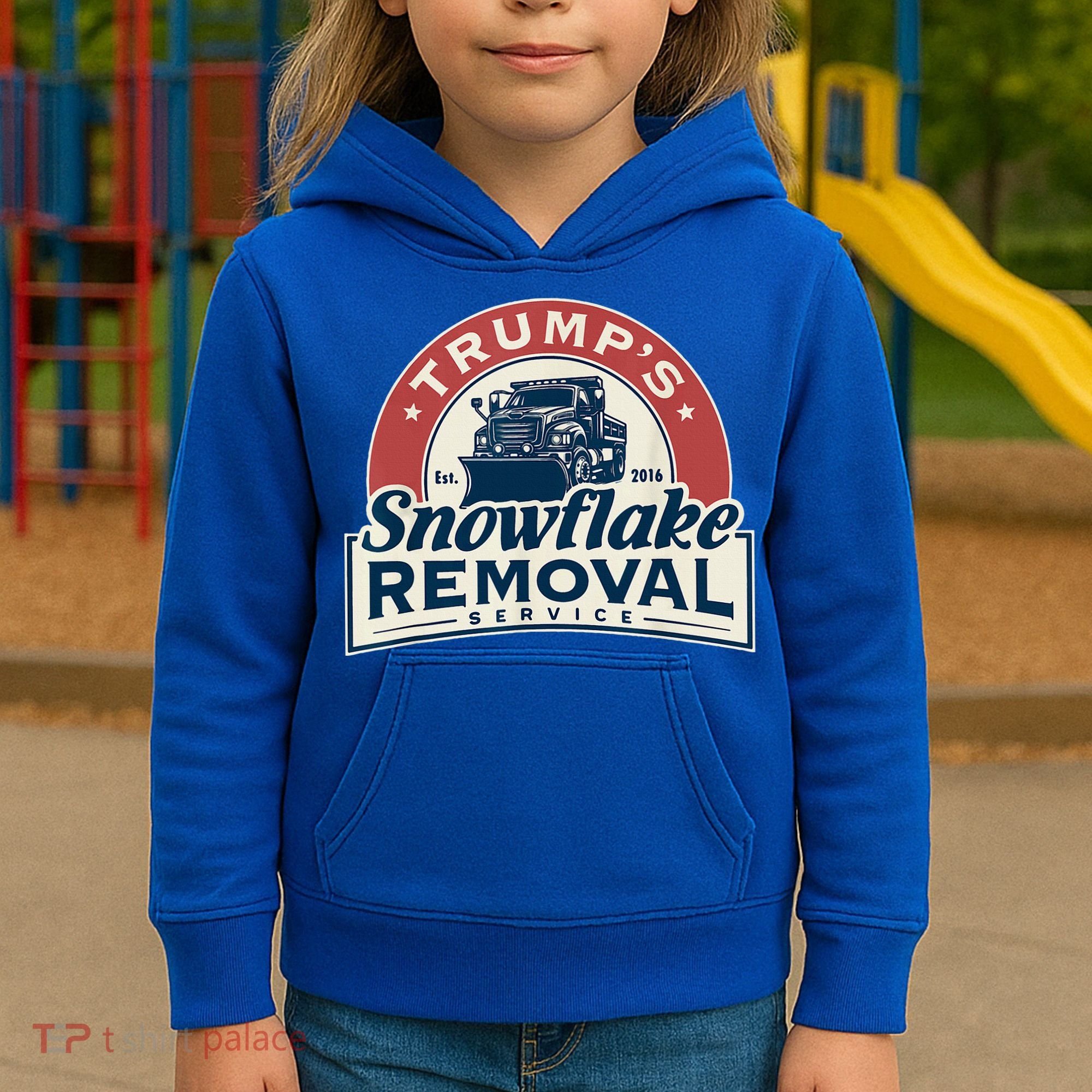 TrumpS Snowflake Removal Service Kids Hoodie