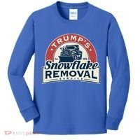 TrumpS Snowflake Removal Service Kids Long Sleeve Shirt thumb 0