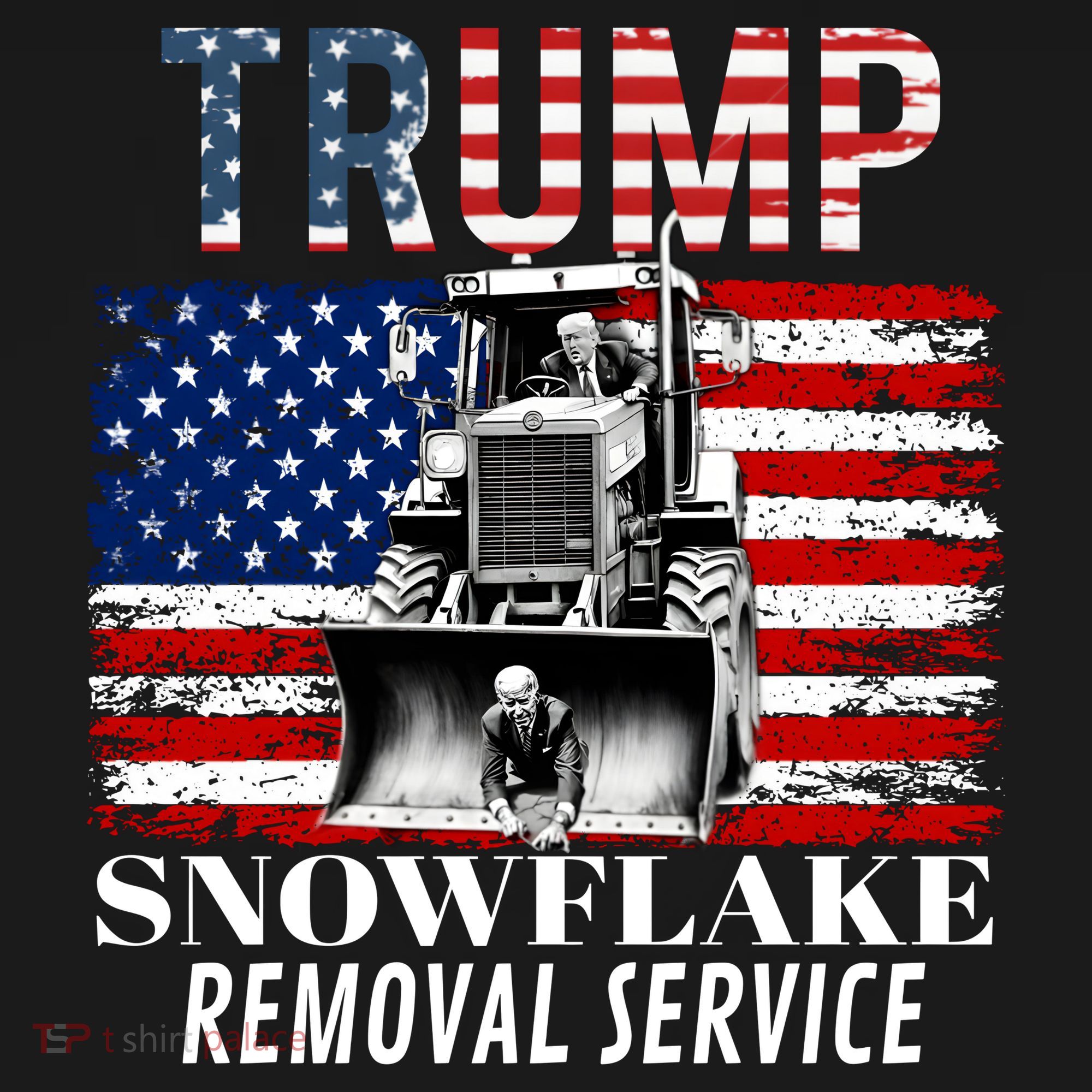 Trump Snowflake Removal Service Funny Donald Trump 2024 Sweatshirt