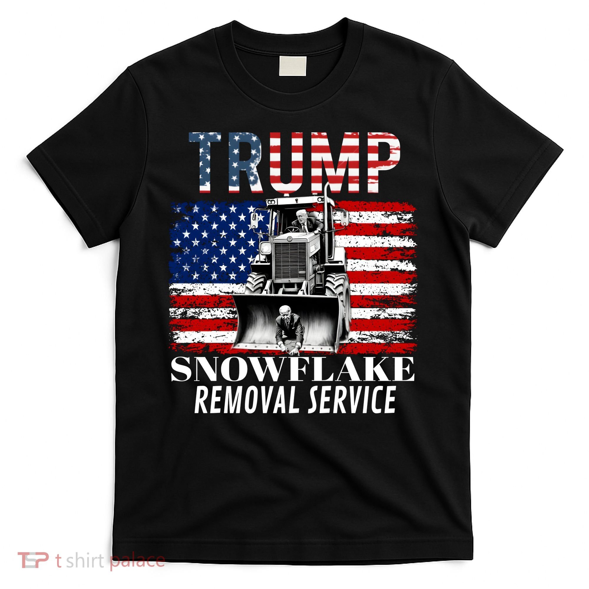 Trump Snowflake Removal Service Funny Donald Trump 2024 T-Shirt