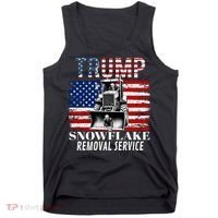 Trump Snowflake Removal Service Funny Donald Trump 2024 Tank Top thumb 0