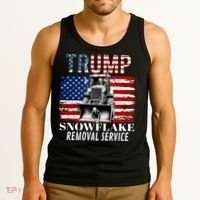 Trump Snowflake Removal Service Funny Donald Trump 2024 Tank Top thumb 3