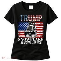 Trump Snowflake Removal Service Funny Donald Trump 2024 Women's T-Shirt thumb 0