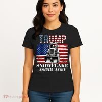 Trump Snowflake Removal Service Funny Donald Trump 2024 Women's T-Shirt thumb 4