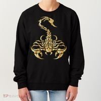 Tribal Scorpion Scorpio Astrology Zodiac Tattoo Women's Sweatshirt thumb 0