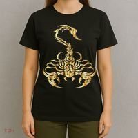 Tribal Scorpion Scorpio Astrology Zodiac Tattoo T-Shirt thumb 4