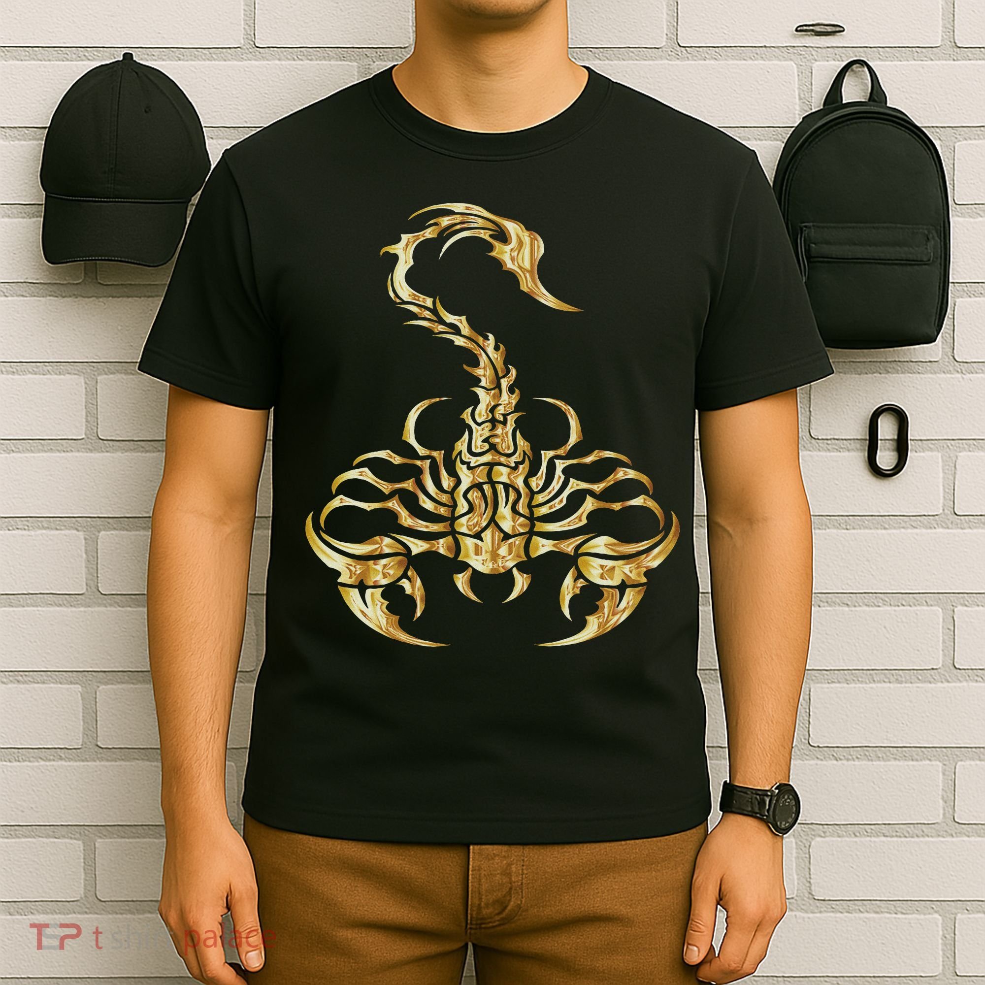 Tribal Scorpion Scorpio Astrology Zodiac Tattoo T-Shirt