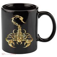 Tribal Scorpion Scorpio Astrology Zodiac Tattoo 11oz C Handle Ceramic Mug thumb 0