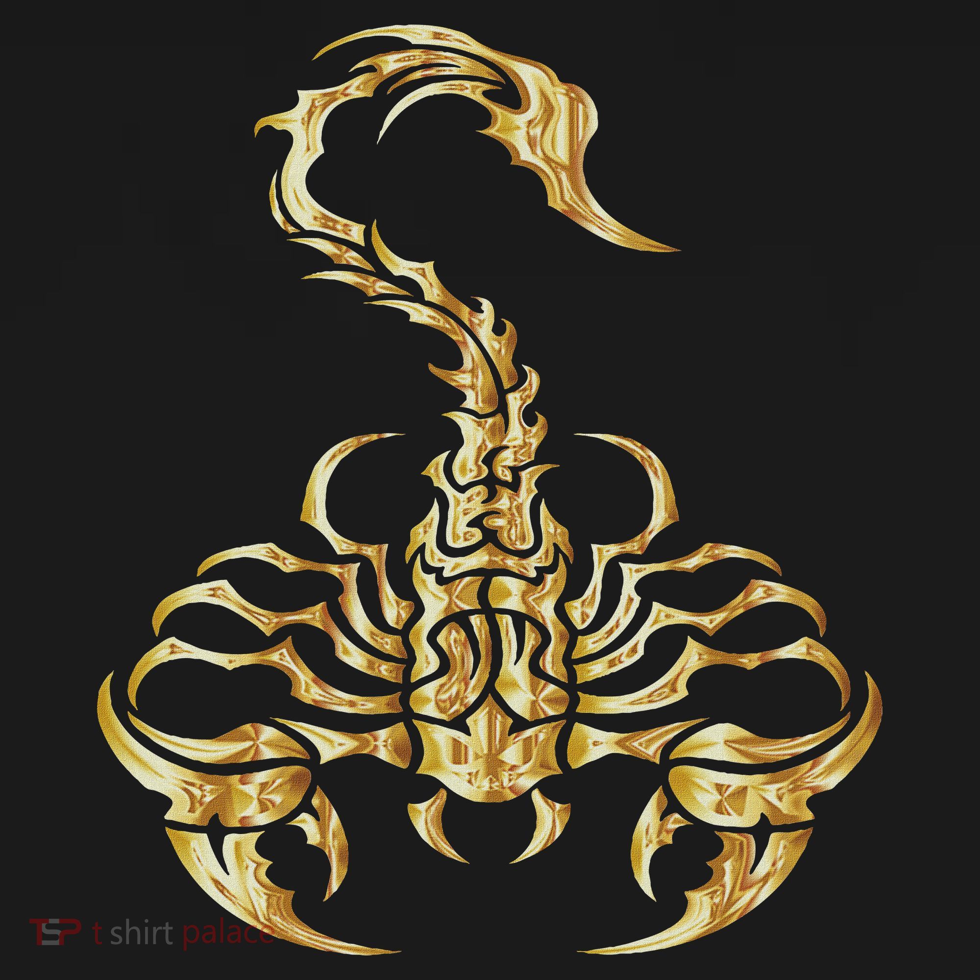 Tribal Scorpion Scorpio Astrology Zodiac Tattoo Polo