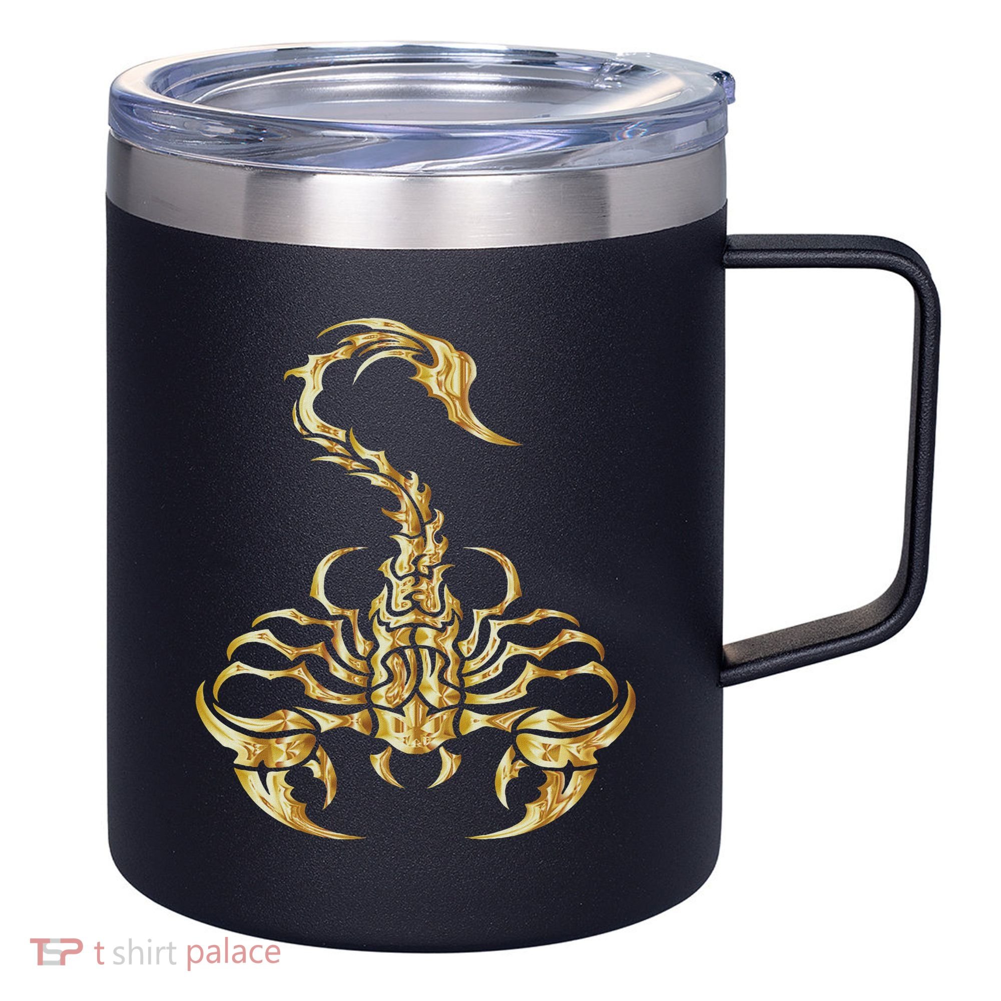 Tribal Scorpion Scorpio Astrology Zodiac Tattoo 12oz Stainless Steel Coffee Mug