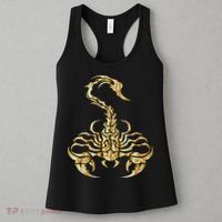 Tribal Scorpion Scorpio Astrology Zodiac Tattoo Women's Tank Top thumb 3