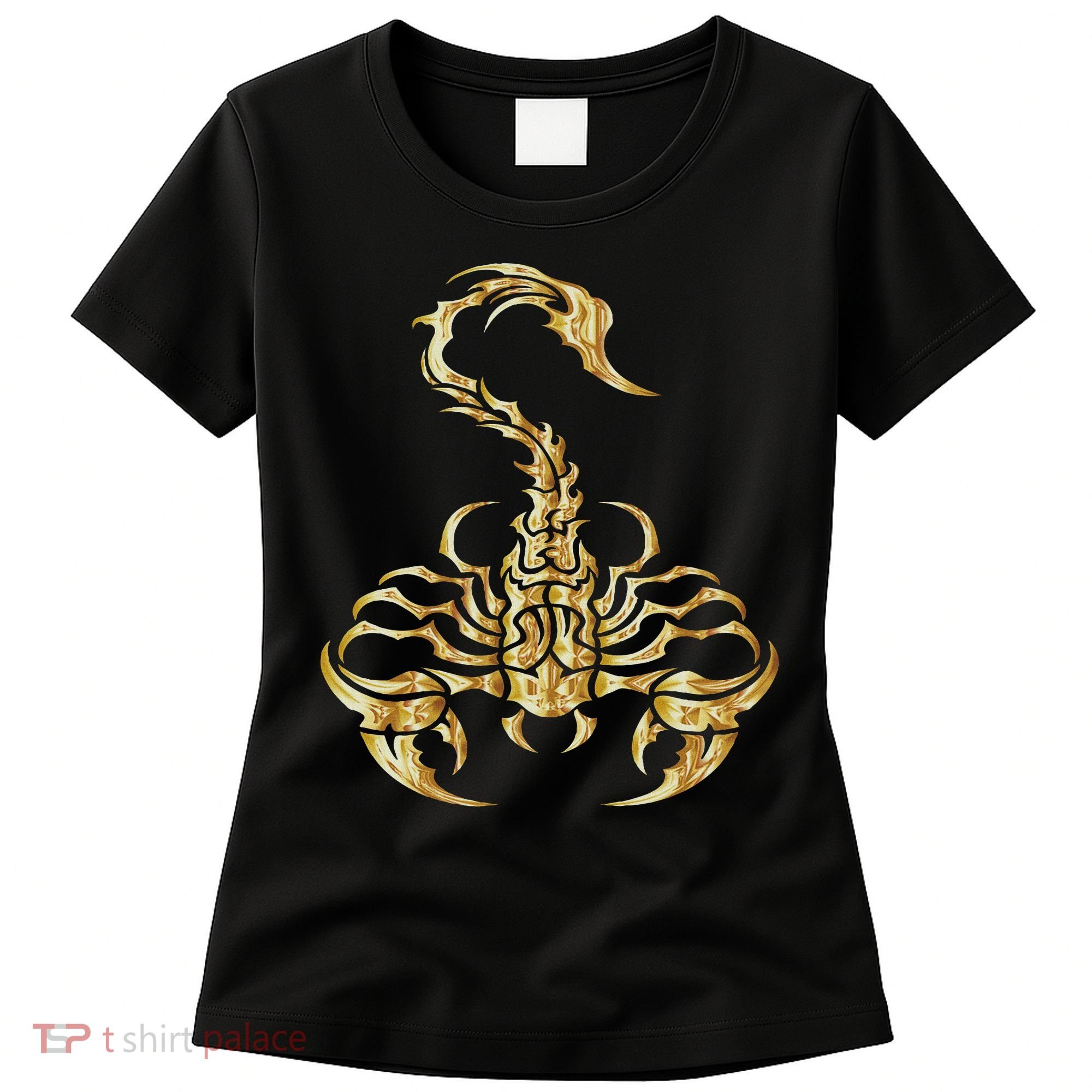Tribal Scorpion Scorpio Astrology Zodiac Tattoo Women's T-Shirt