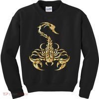 Tribal Scorpion Scorpio Astrology Zodiac Tattoo Kids Sweatshirt thumb 0