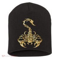 Tribal Scorpion Scorpio Astrology Zodiac Tattoo Short Acrylic Beanie thumb 0