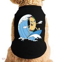 Taco Surfer Surfing Funny Doggie Tank thumb 0