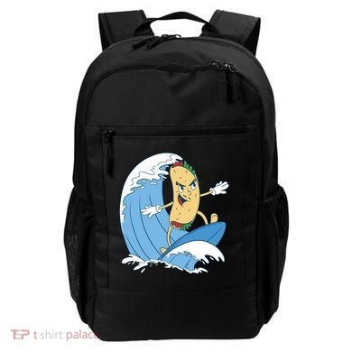 Taco Surfer Surfing Funny Backpack