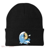Taco Surfer Surfing Funny Beanie thumb 0