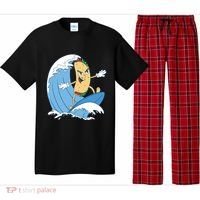 Taco Surfer Surfing Funny Pajama Set thumb 0