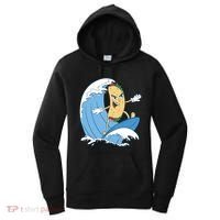 Taco Surfer Surfing Funny Women's Hoodie thumb 0