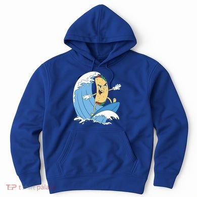 Taco Surfer Surfing Funny Hoodie