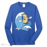 Taco Surfer Surfing Funny Long Sleeve Shirt thumb 0