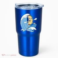 Taco Surfer Surfing Funny Tumbler thumb 0