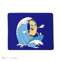 Taco Surfer Surfing Funny Mousepad thumb 0