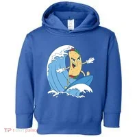 Taco Surfer Surfing Funny Toddler Hoodie thumb 0