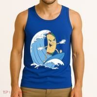 Taco Surfer Surfing Funny Tank Top thumb 3