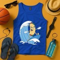 Taco Surfer Surfing Funny Tank Top thumb 4