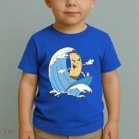 Taco Surfer Surfing Funny Toddler T-Shirt thumb 2