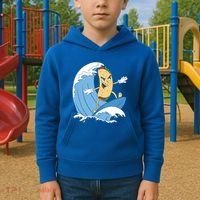 Taco Surfer Surfing Funny Kids Hoodie thumb 2