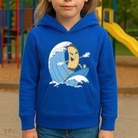 Taco Surfer Surfing Funny Kids Hoodie thumb 3