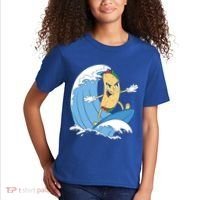 Taco Surfer Surfing Funny Kids T-Shirt thumb 2