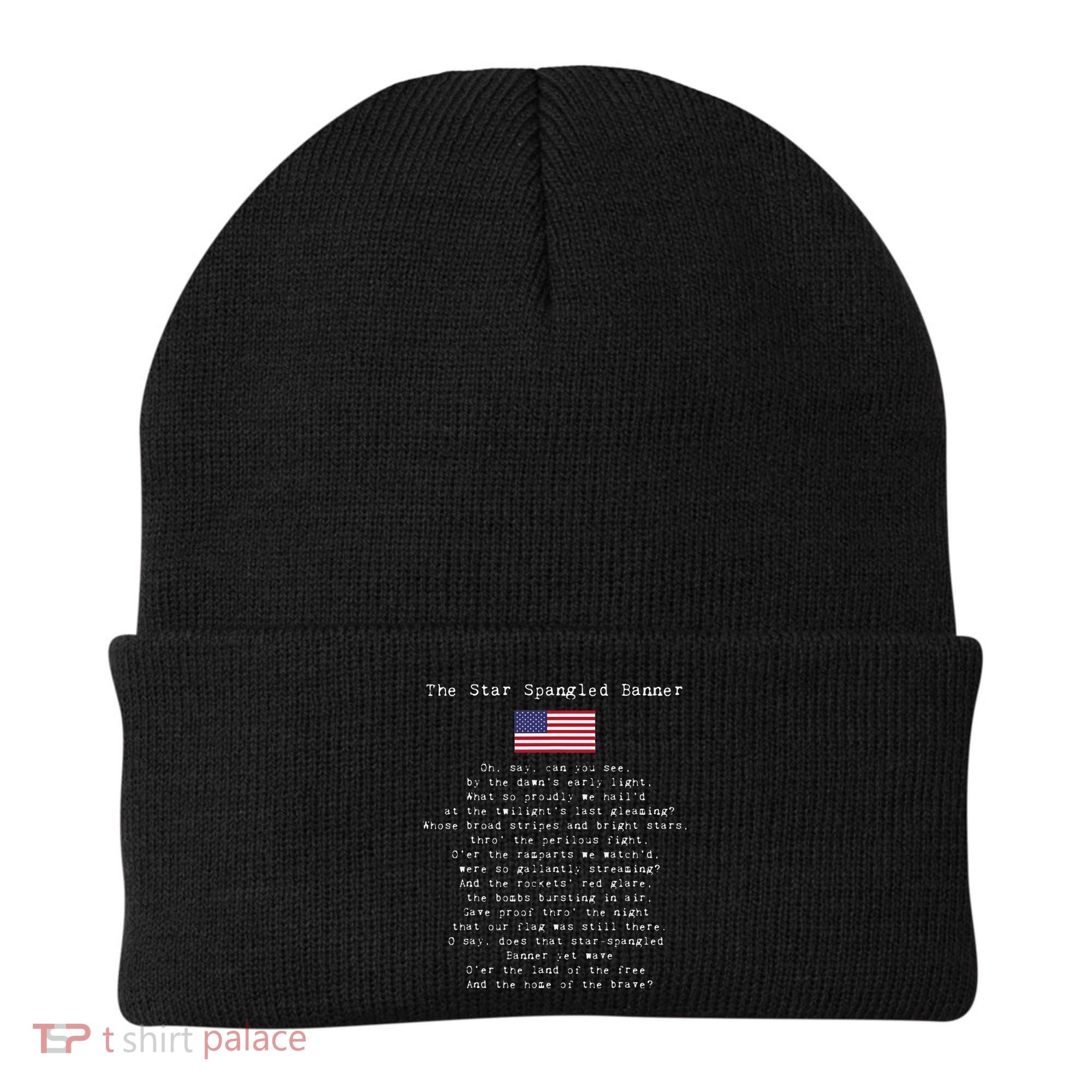 The Star Spangled Banner Patriotic Usa Beanie